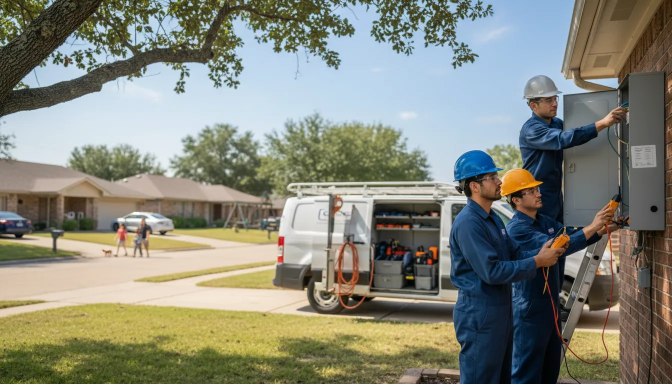 Certified electrician providing emergency electrical services in Ivanhoe, NC